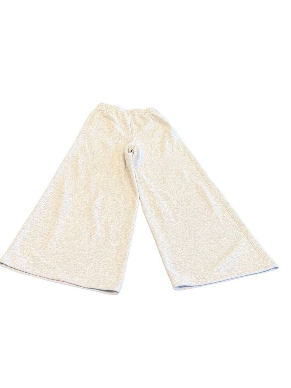OFFLINE By Aerie Cloud Fleece Wide Leg Trouser Sweatpants Heather Gray size XS - Picture 4 of 7